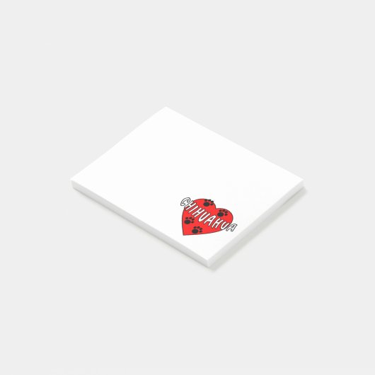 Chihuahua Love Post-it® Notes (Schuin)