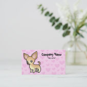 Chihuahua Love Visitekaartje (Staand voorkant)