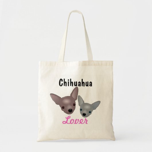 Chihuahua Lover Canvas tas (Voorkant)
