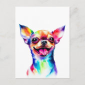 Chihuahua Lover | Colorful Chihuahua Dog art Briefkaart (Voorkant)