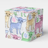 Chihuahua Lover Colorful Pattern Bedankdoosjes (Voorkant Zijde)