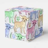 Chihuahua Lover Colorful Pattern Bedankdoosjes (Achterkant)