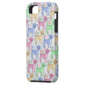 Chihuahua Lover Colorful Pattern Case-Mate iPhone Case (Achterkant Links)