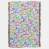 Chihuahua Lover Colorful Pattern Deken (Voorkant Verticaal)