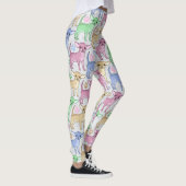Chihuahua Lover Colorful Pattern Leggings (Rechts)