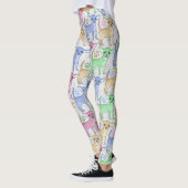Chihuahua Lover Colorful Pattern Leggings (Links)