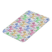 Chihuahua Lover Colorful Pattern Magneet (Linkerzijde)