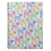 Chihuahua Lover Colorful Pattern Notitieboek (Voorkant)