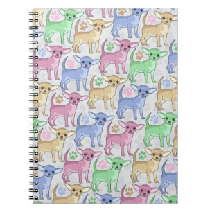 Chihuahua Lover Colorful Pattern Notitieboek