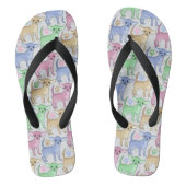 Chihuahua Lover Colorful Pattern Teenslippers (Voetbed)