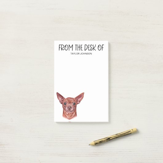 Chihuahua Lover Post-it® Notes (Op bureau)