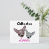 Chihuahua Lover Post Kaart (Staand voorkant)