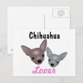Chihuahua Lover Post Kaart (Voorkant / Achterkant)