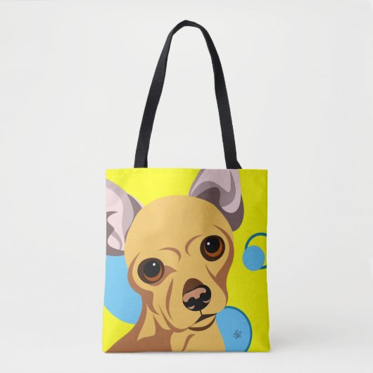 Chihuahua Lover Totebags Tote Bag (Voorkant)