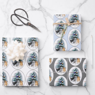 Chihuahua Lovers Kerstmis Inpakpapier Vel