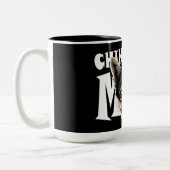 Chihuahua Ma Cute Chihuahua Momma Puppy Dog Tweekleurige Koffiemok (Links)