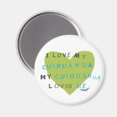 Chihuahua Magneet (Voorkant / Achterkant)