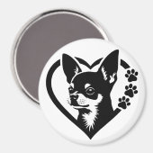 Chihuahua Magneet (Voorkant / Achterkant)