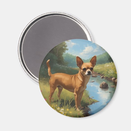Chihuahua Magneet (Voorkant / Achterkant)