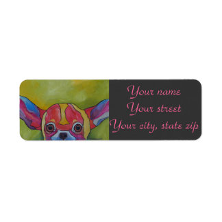 Chihuahua Mailing Label