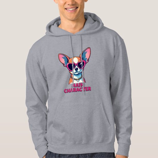 Chihuahua Main Character Gen Z Hoodie (Voorkant)