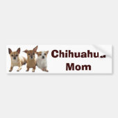 Chihuahua Mam Bumpersticker (Voorkant)