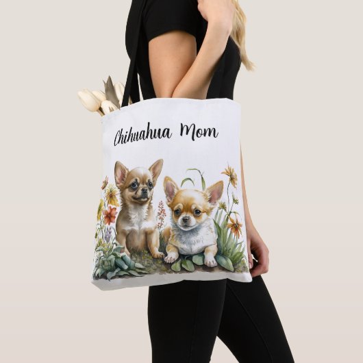 Chihuahua Mam Canvas tas (Dichtbij)