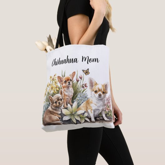 Chihuahua Mam Canvas tas (Dichtbij)