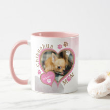 Chihuahua mam gepersonaliseerde foto Mok