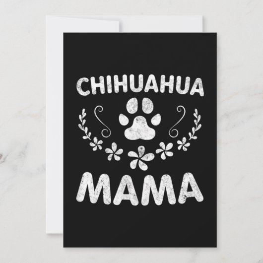 Chihuahua Mama Bedankkaart (Voorkant)
