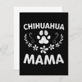 Chihuahua Mama Bedankkaart (Voorkant / Achterkant)