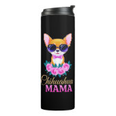 Chihuahua mama chihuahua hond moeder moederdag cad thermosbeker (Gedraaid links)