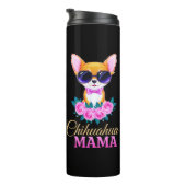 Chihuahua mama chihuahua hond moeder moederdag cad thermosbeker (Geroteerd rechts)