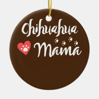 Chihuahua Mama Chihuahua Moeder Hond Liefhebber Ha Keramisch Ornament
