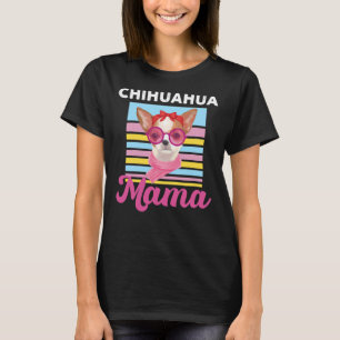 Chihuahua Mama Dog Owner 90 look Headknot T-shirt