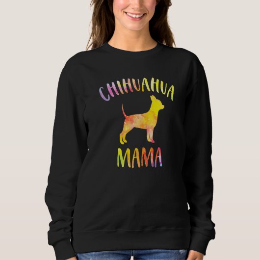 Chihuahua Mama Funny Chihuahua voor Dog Mam Trui (Voorkant)