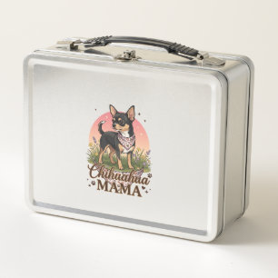 Chihuahua Mama Hond Roze Bloemen Bandana_1
