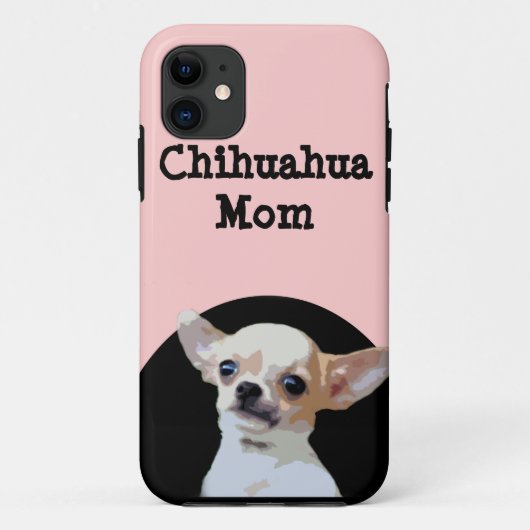 Chihuahua mama hondentelefoon 5 Hoesje (Achterkant)