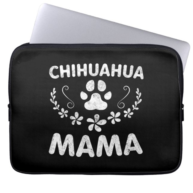 Chihuahua Mama Laptop Sleeve (Voorkant)