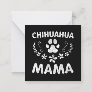 Chihuahua Mama Notitiekaartje