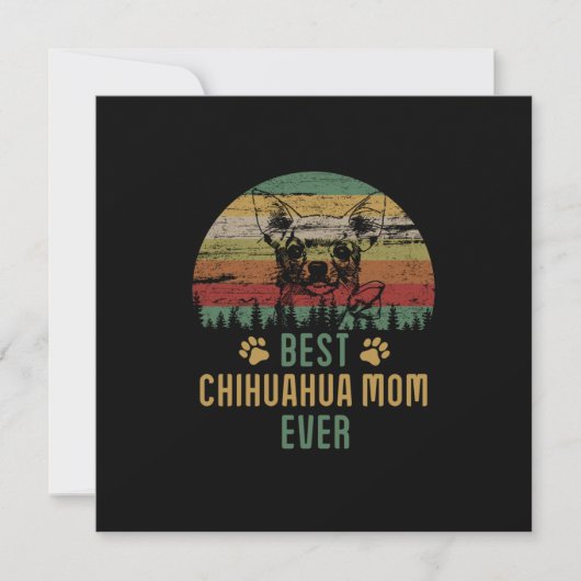 Chihuahua mama notitiekaartje (Voorkant)