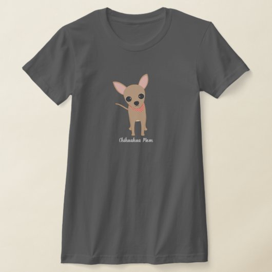 Chihuahua mama persoonlijke hond t-shirt (Laagn)