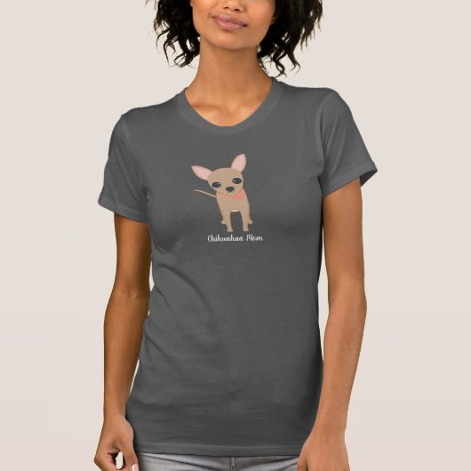 Chihuahua mama persoonlijke hond t-shirt (Voorkant)