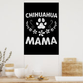 Chihuahua Mama Poster (Keuken)
