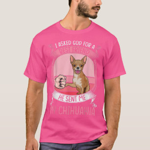 Chihuahua mama Retro Chihuahua Apparel Quote voor  T-shirt