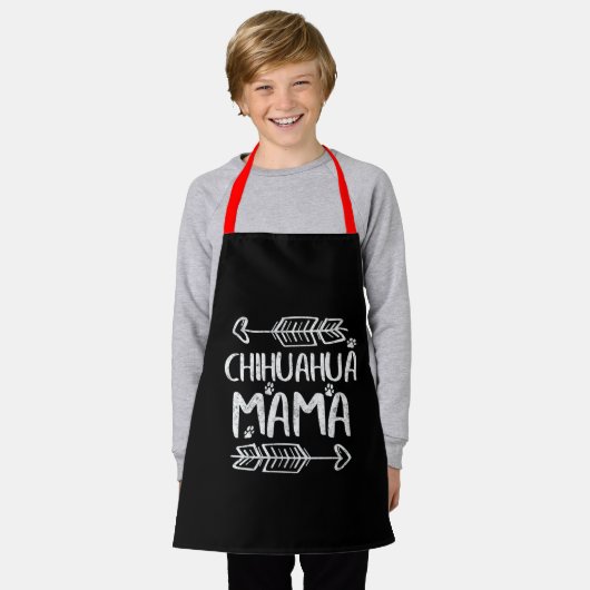 Chihuahua Mama Schort (Gedragen)