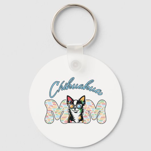 Chihuahua Mama Sleutelhanger (Voorkant)