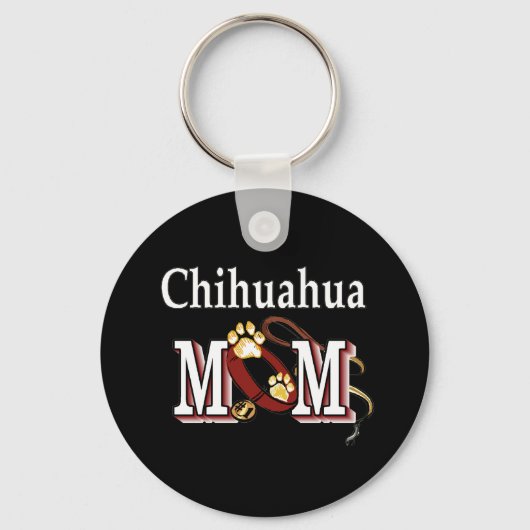 chihuahua mama Sleutelhanger (Voorkant)