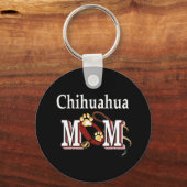 chihuahua mama Sleutelhanger (Voorkant)