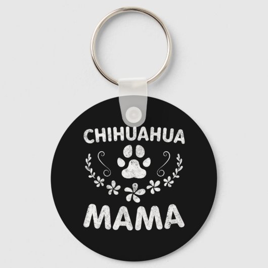 Chihuahua Mama Sleutelhanger (Voorkant)